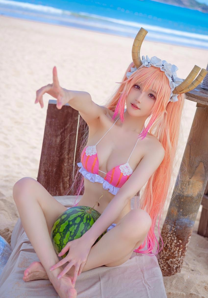 阿包也是兔娘 10月舰长图 龙女仆泳装 阿包也是兔娘 10月舰长图 龙女仆泳装