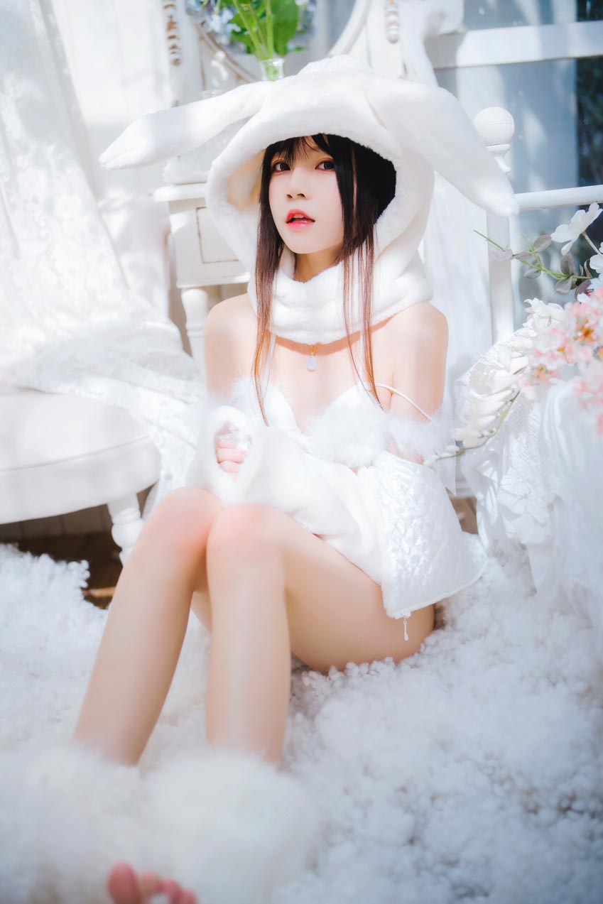 桜桃喵 小白兔