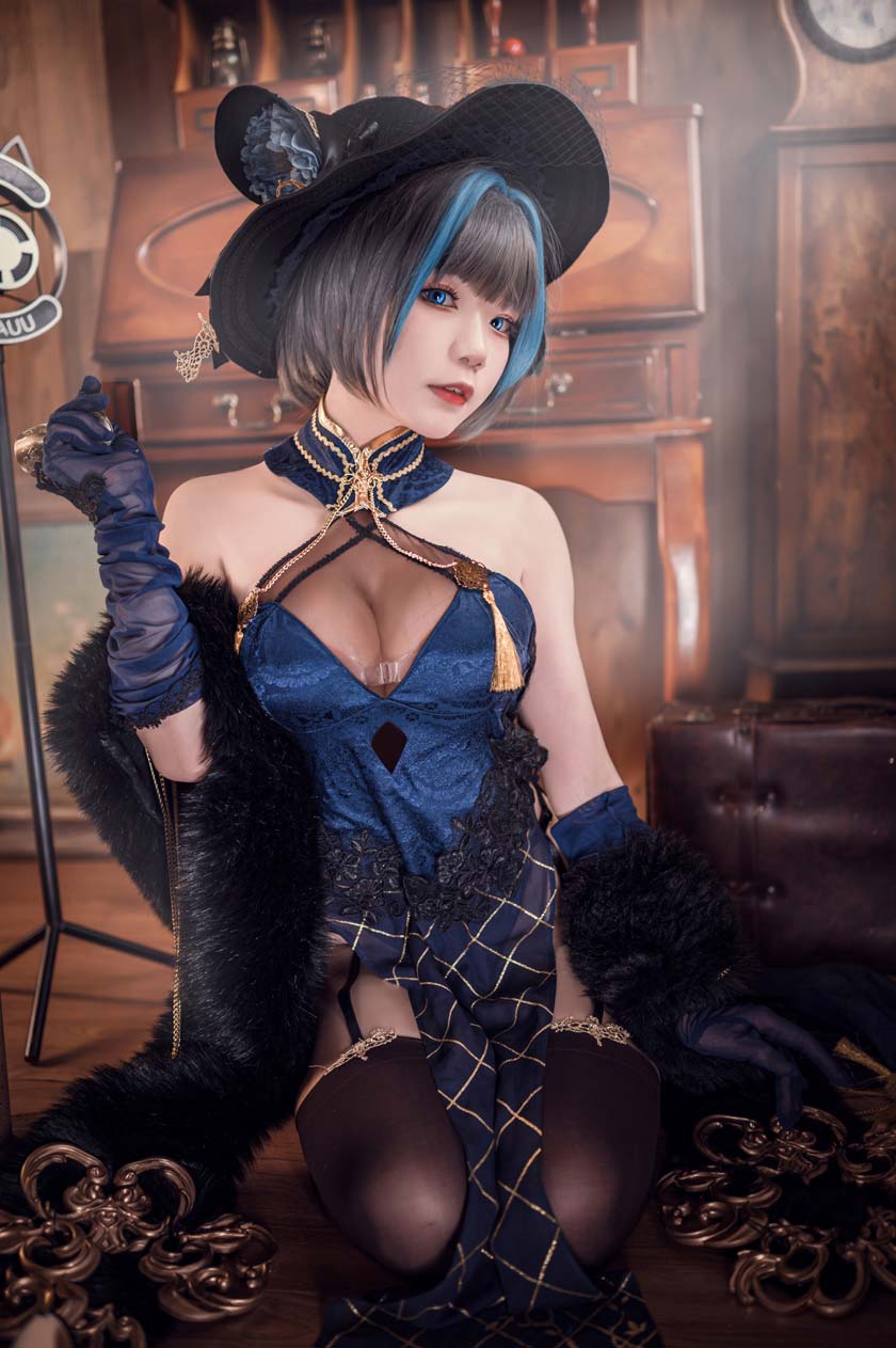 王胖胖u-柴郡旗袍