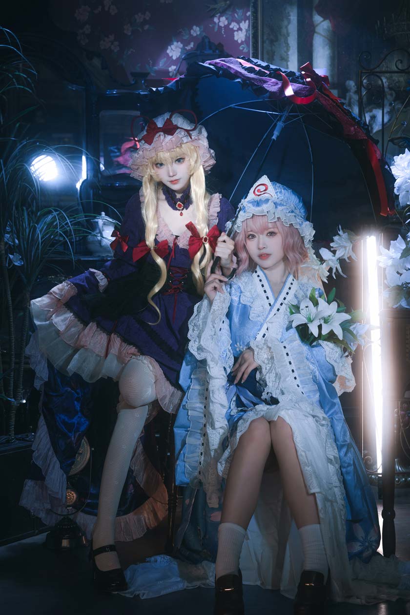 花柒Hana&#038;肃雨雨雨 -八云紫+西行寺幽幽子