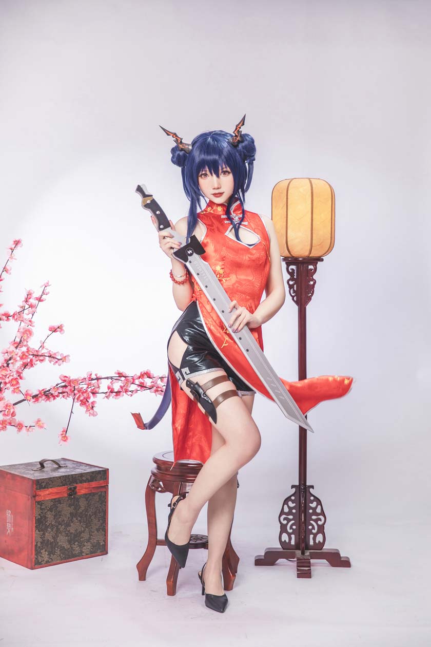 雪晴Astra-明日方舟 陈 旗袍