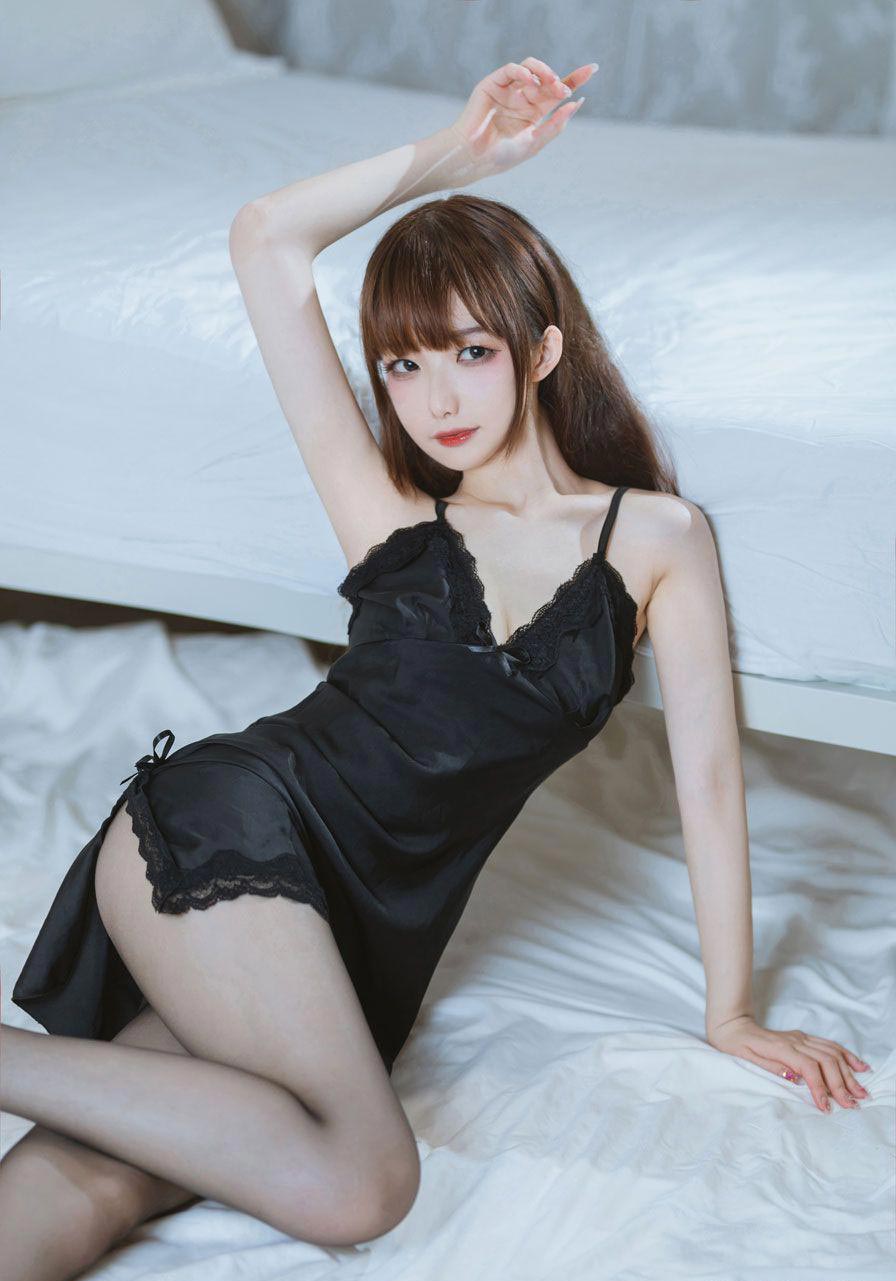 封疆疆v 黑丝睡衣