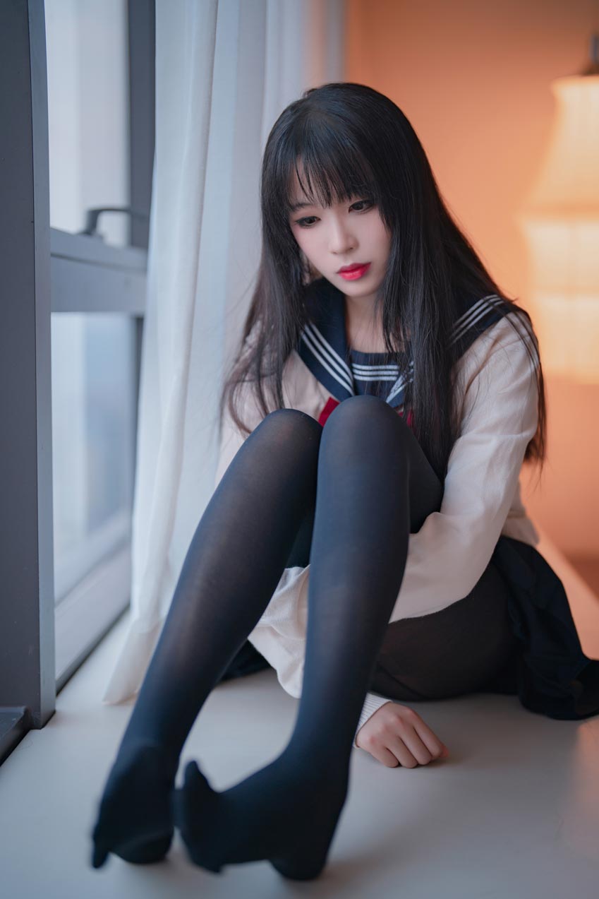 轩萧学姐 JK厚裤袜