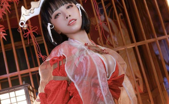 水淼aqua 黑兽辉夜巫女