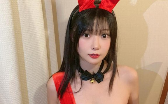 香草喵露露 隐藏图红色丝带