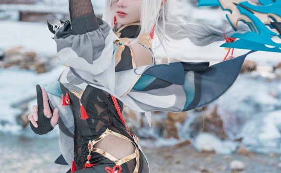 如月灰 申鹤 原神