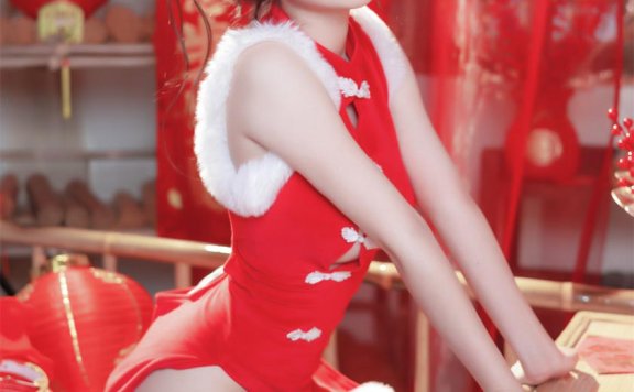 清水由乃 2023新年旗袍
