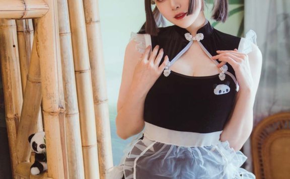 Natsuko夏夏子-熊猫女仆